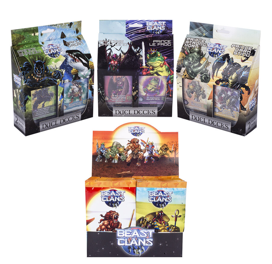 Beast Clans Duel Decks — collectible card game packaging